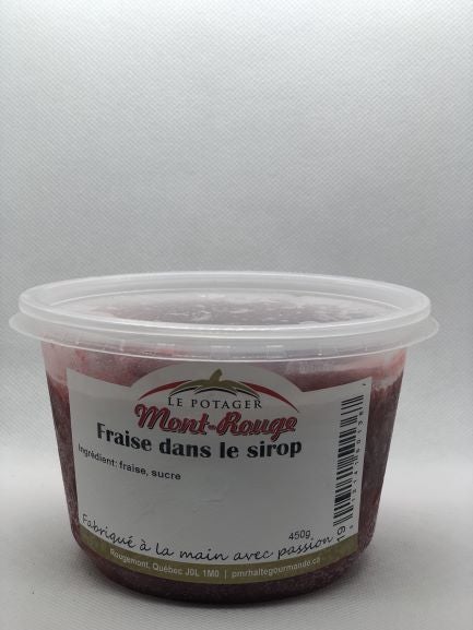 Fraises dans le sirop