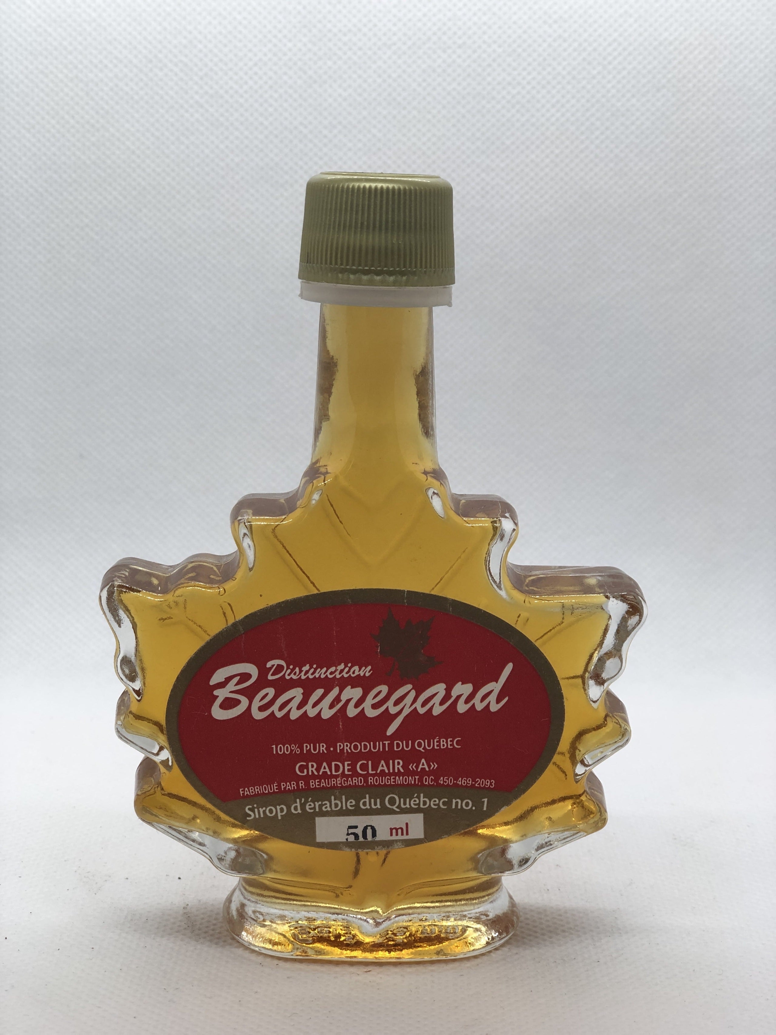 Bouteille de sirop, feuille d'érable