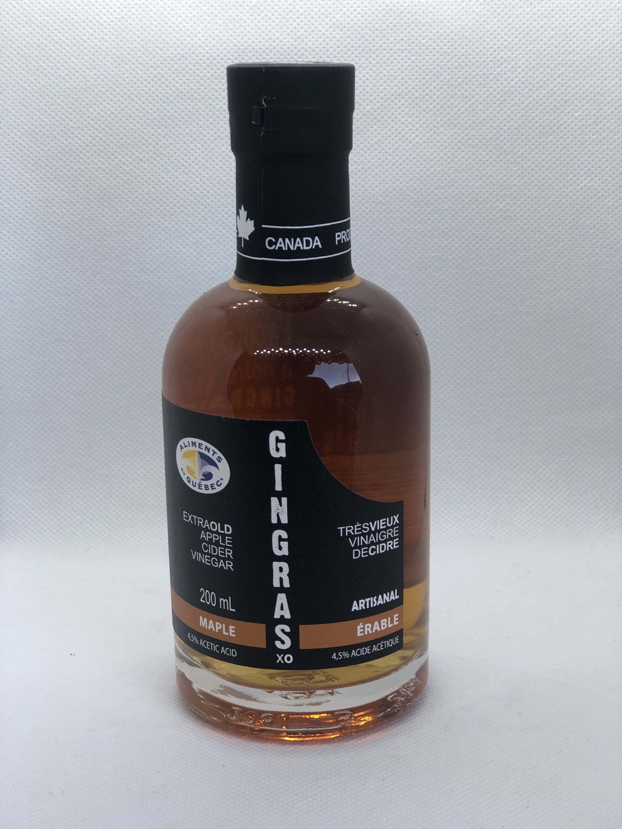 Vinaigre de cidre Gingras spécialité